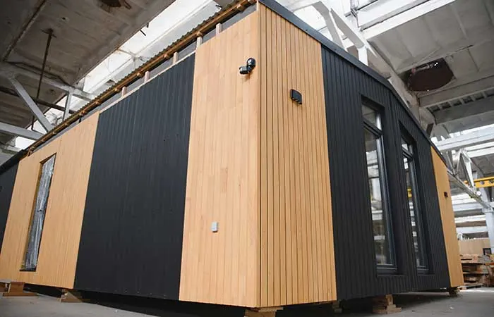 Modular office building interior