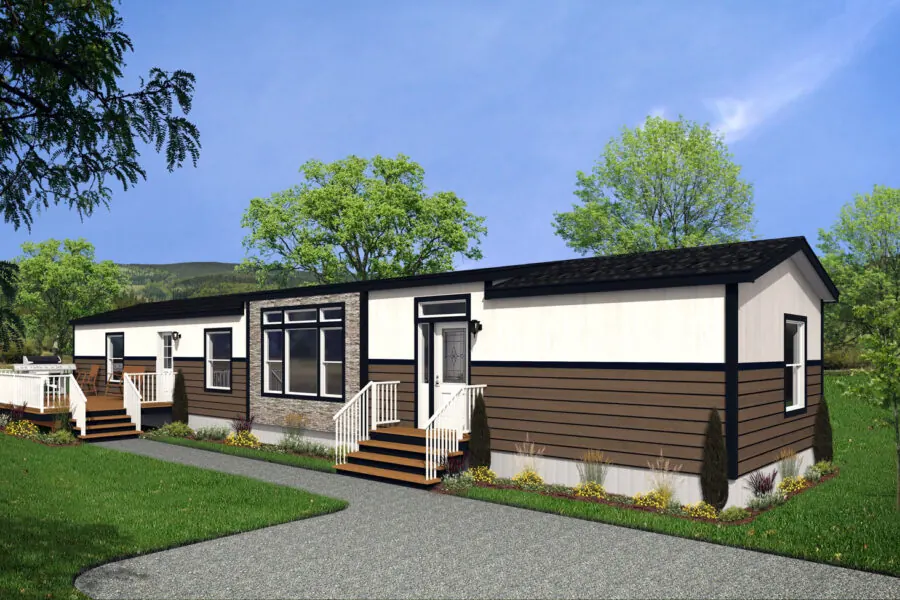 Bulkley modular home, model 158GL7601