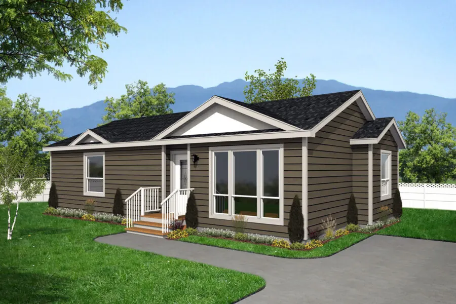 Darfield modular home, model 24GL4405