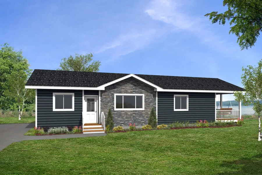 Edgewood modular home, model 24GL5001