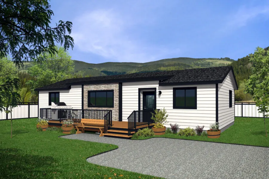 Erickson modular home, model 24GL5201