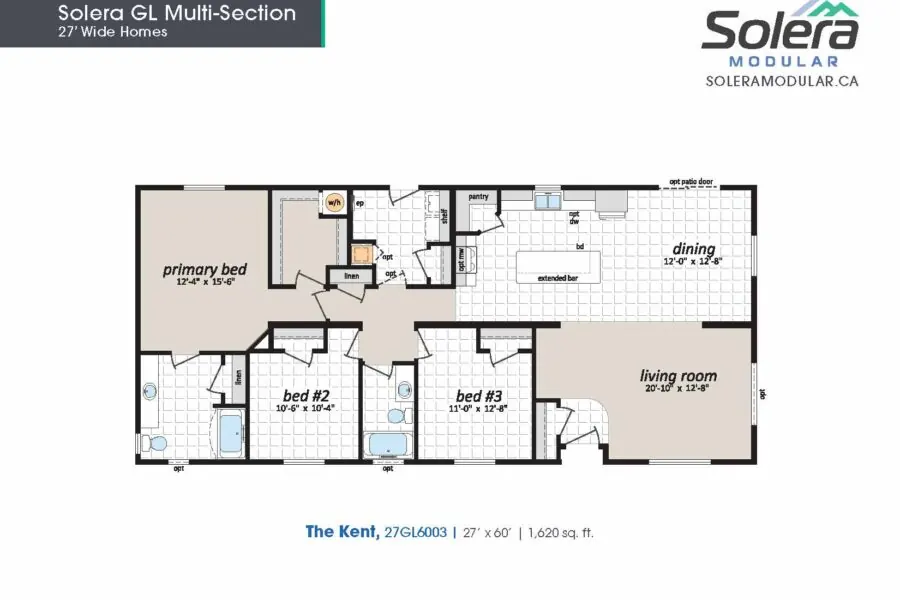 Kent modular home, model 27GL6003