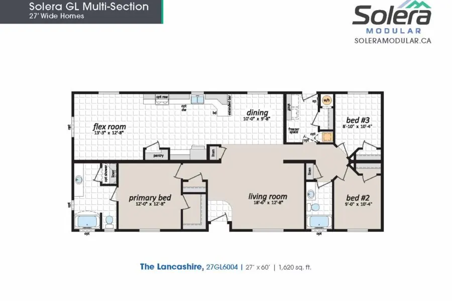 Lancashire modular home, model 27GL6004