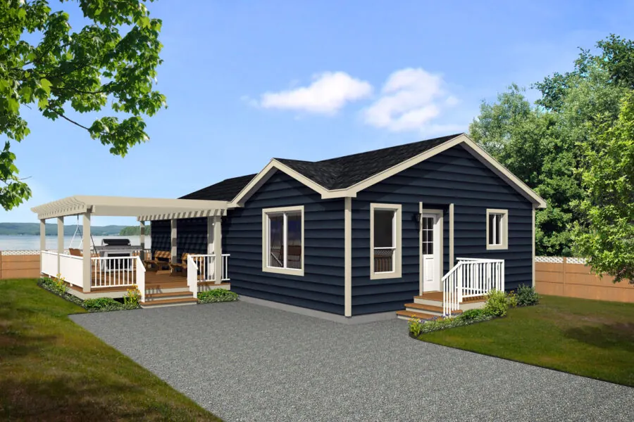 Montrose modular home, model 24GL4403