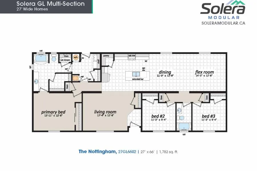 Nottingham modular home, model 27GL6602