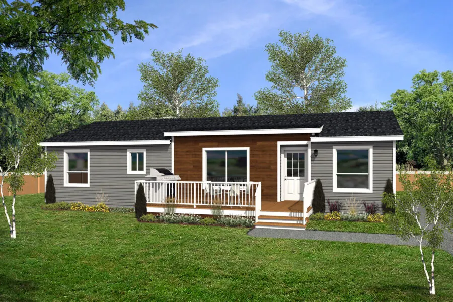 Saltspring modular home, model 27GL5202