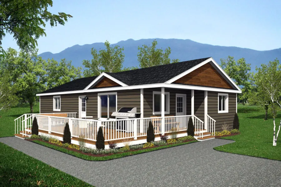 Silverton modular home, model 27GL5401