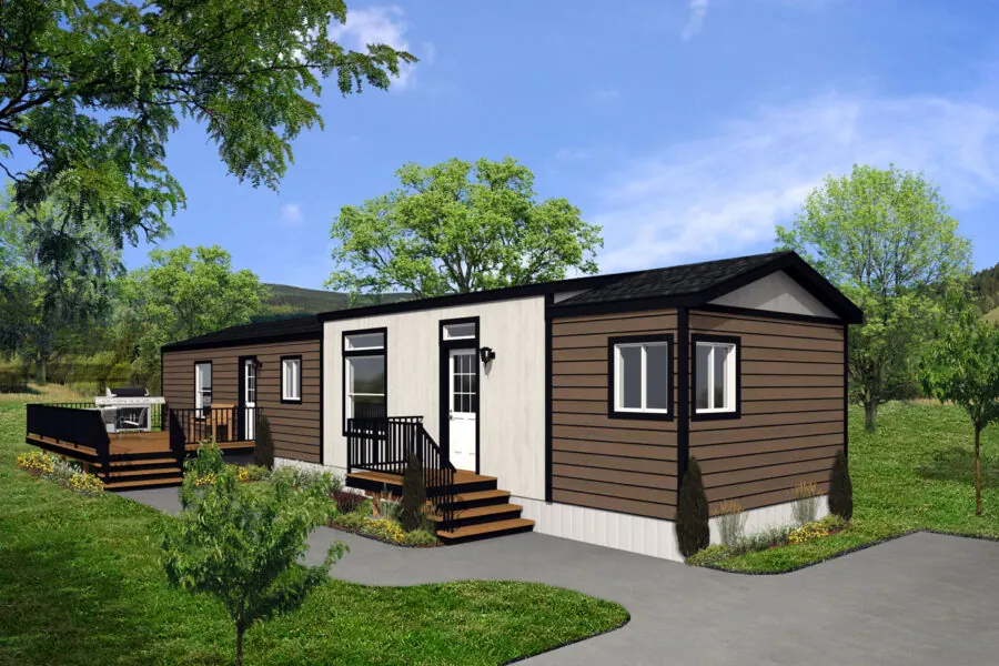 Stuart modular home, model 14GL6609