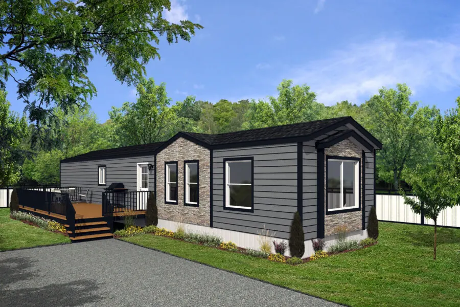 Williston modular home, model 14GL6608